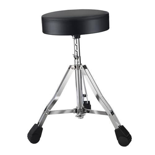 Harilla Drum Throne Seat Drum Seat Hocker Gitarre Bequemer tragbarer Drum Chair Gepolsterter Hocker für Übungen Tontechniker Performance von Harilla