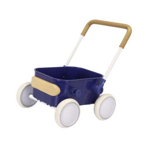 Harilla Einkaufswagen für Kinder, Babytrolley, Küchenspielzeugladen, Spielset, Rollenspiel, Einkaufswagen, Spielzeug-Supermarktwagen für Kleinkinder, Blau von Harilla