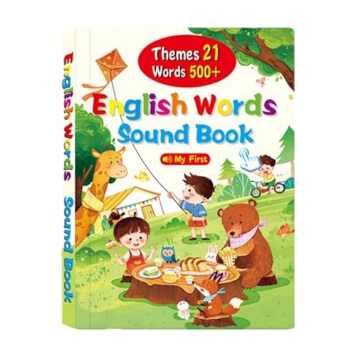 Harilla Erste englische Wörter, Soundbuch, Vokabellernen, pädagogisches englisches Hörbuch zum Lernen von Farben, Zahlen, Dinosauriern und Formen Harilla Erste englische Wörter, Soundbuch, Vokabellernen, pädagogisches englisches Hörbuch zum Lernen von Farben, Zahlen, Dinosauriern und Formen von Harilla