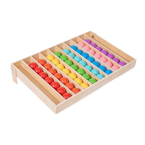 Harilla Farbsortierballspiel, Ballsortierspielzeug, Farberkennungs-Lernspielzeug, Regenbogenbälle, sensorisches Spielzeug für Jungen und Mädchen, Harilla Farbsortierballspiel, Ballsortierspielzeug, Farberkennungs-Lernspielzeug, Regenbogenbälle, sensorisches Spielzeug für Jungen und Mädchen, von Harilla
