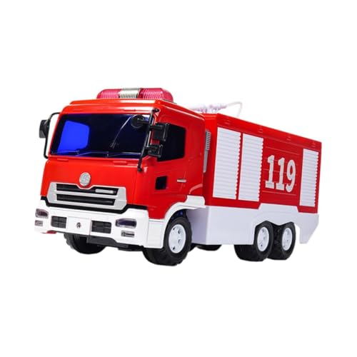 Harilla Feuerwehrwagen Spielzeug Wasser sprühen übergroße Design -Rollenspielen Reibungskraft Spielzeug Pull Back Fire Engine, für Jugendliche Erwachsene von Harilla