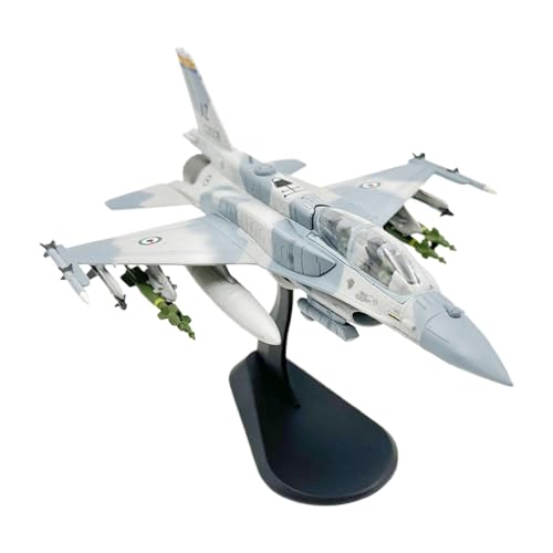 Harilla Flugzeugmodell F-16F im Maßstab 1/72, Spielzeug, Kampfflugzeugmodell aus Metalllegierung, Sammlerflugzeug für Haushaltsregal, Schlafzimmer, Büro, von Harilla