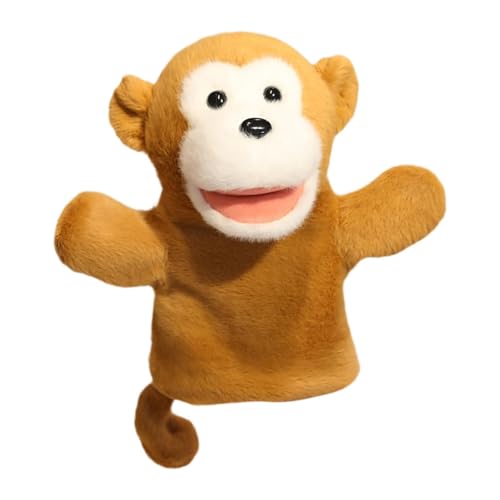 Harilla Handpuppe, interaktives Puppenwitz-Lehrmittel, Rollenspielkopfhandschuhe, Tierplüschtier als Geschenk für Jungen und Mädchen im Vorschulalter, AFFE Harilla Handpuppe, interaktives Puppenwitz-Lehrmittel, Rollenspielkopfhandschuhe, Tierplüschtier als Geschenk für Jungen und Mädchen im Vorschulalter, AFFE von Harilla