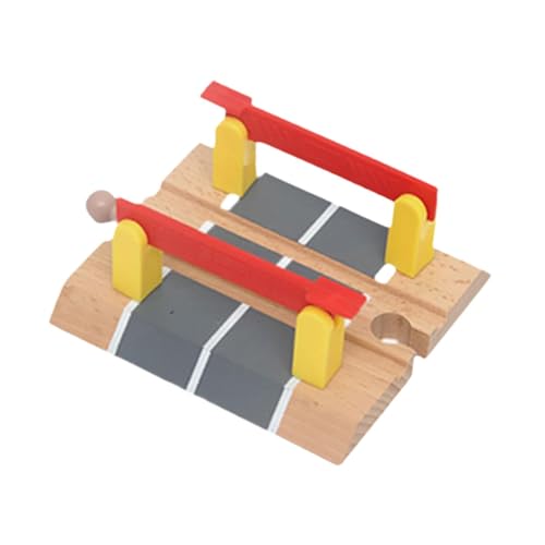 Harilla Holzspielzeugeisenbahn-Zubehör, Straßen- und Eisenbahnteile, Hand-Auge-Koordination, kreativer Eisenbahn-Eisenbahn-Bausatz für Kleinkinder, Doppelstabkreuzung Harilla Holzspielzeugeisenbahn-Zubehör, Straßen- und Eisenbahnteile, Hand-Auge-Koordination, kreativer Eisenbahn-Eisenbahn-Bausatz für Kleinkinder, Doppelstabkreuzung von Harilla