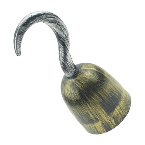 Harilla Hook Kostüm Simulation Halloween Piratenhaken Spielzeug Rollenspiele für Feier Themenveranstaltung Kostümfest, Bronze Harilla Hook Kostüm Simulation Halloween Piratenhaken Spielzeug Rollenspiele für Feier Themenveranstaltung Kostümfest, Bronze von Harilla きん