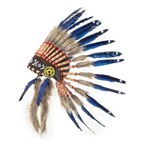 Harilla Indianer inspirierter Federkopfschmuck, Foto-Requisiten, Hut, Kopfbedeckung für Cosplay, Verkleidung Harilla Indianer inspirierter Federkopfschmuck, Foto-Requisiten, Hut, Kopfbedeckung für Cosplay, Verkleidung von Harilla