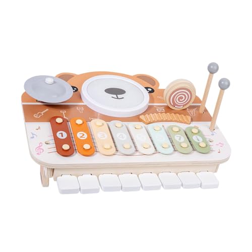 Harilla Kinder Xylophone Musical Spielzeug Vorschule Musik Percussion Instruments Klavierspielzeug für Jungen Mädchen 18 Monate+ Kinder Geburtstagsgeschenke von Harilla