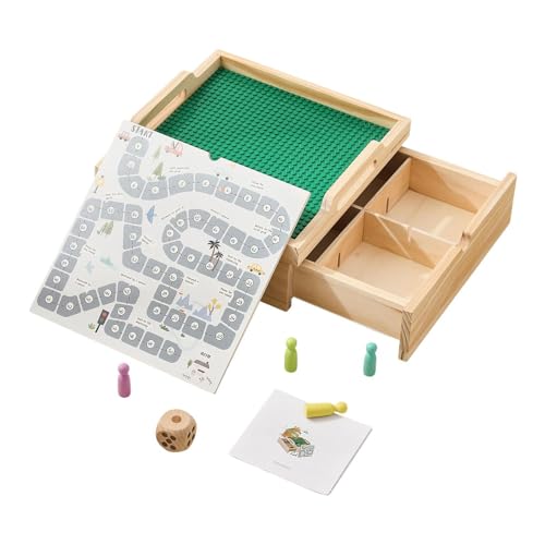 Harilla Kleine Blockbox -Building Toys Fine Motor Skill Fakultion Logical Training Game Rollenspiel Vorschule von Harilla