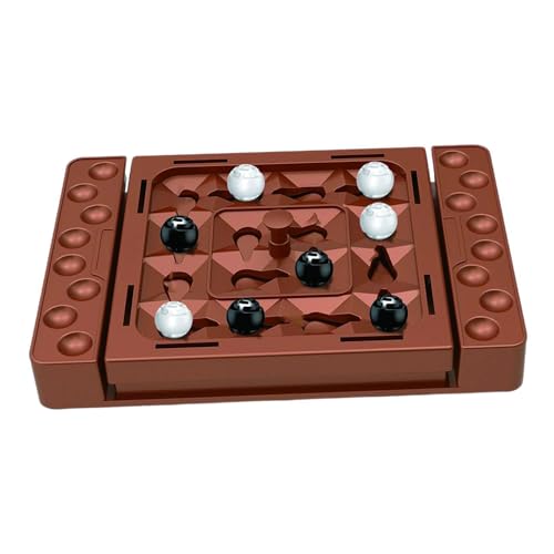 Harilla Logical Chess Track Game Set Brettspiel Pädagogische Spielzeug Herausforderung Partyfamilienspiel für Familienfeiern Kinder Reisen von Harilla