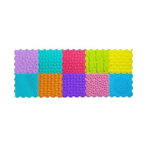 Harilla Massage Sensory Puzzle Matte, sensorische Matte, Kinder Babyspielmatte, sensorische Fliesen Kinder Spielen Matte, 10 Stück von Harilla