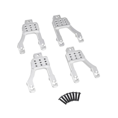 Harilla Metall vorne und hinteren Stoßdämpfer -Set RC -Auto -Upgrade -Zubehör Easy Installation Stoßdämpfermontage für MN86S 1/12 MN128, Silber Harilla Metall vorne und hinteren Stoßdämpfer -Set RC -Auto -Upgrade -Zubehör Easy Installation Stoßdämpfermontage für MN86S 1/12 MN128, Silber von Harilla