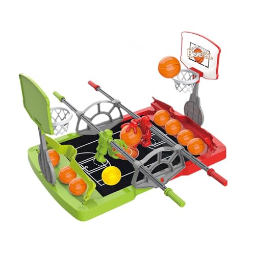 Harilla Mini-Basketball-Spieltisch, Basketball-Spiele-Set, Fingerkorb-Desktop-Spiel, Basketball-Spielzeug, Basketball-Desktop-Spielzeug für Kinder, mit 10 Bällen von Harilla