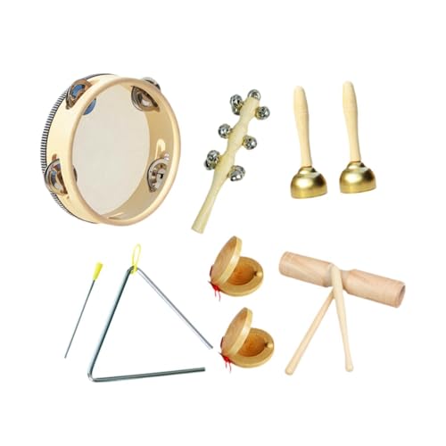 Harilla Musikinstrumente-Set für Kleinkinder, frühes Lernen, Musikspielzeug, hölzernes Schlaginstrumenten-Spielzeug für Vorschulkinder, Geschenk für Kinder, Style B von Harilla