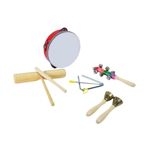 Harilla Musikinstrumente-Set für Kleinkinder, frühes Lernen, Musikspielzeug, hölzernes Schlaginstrumenten-Spielzeug für Vorschulkinder, Geschenk für Kinder, Style G von Harilla