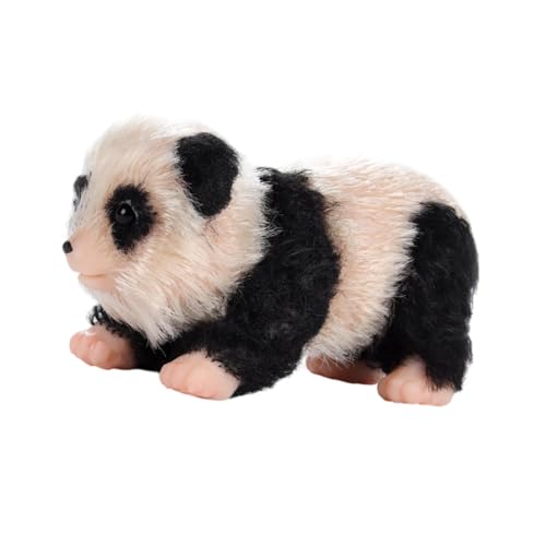 Harilla Pandapuppe, Mini-Silikonpanda, Mini-Silikonpuppe, Silikonpandapuppe, süßes Tierpuppenspielzeug für Foto-Requisiten, Fotografie-Requisiten von Harilla