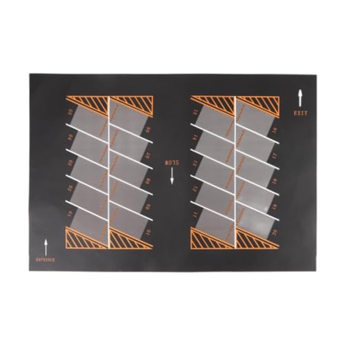 Harilla Maßstab 1:64 Parkplatz Modellauto Diecast Garage Display Tiefgarage für Fahrzeug Spielzeug Diorama Hintergrund Modellbau, Quadratische Matte, Stil h Harilla Maßstab 1:64 Parkplatz Modellauto Diecast Garage Display Tiefgarage für Fahrzeug Spielzeug Diorama Hintergrund Modellbau, Quadratische Matte, Stil h von Harilla