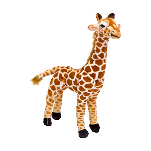 Harilla Plüschtier Giraffe Figur Hirsch Puppe Haustier Begleiter Baby Spielzeug Plüsch Kissen Dekokissen für Jahrestag Frauen Kinder, 30CM von Harilla