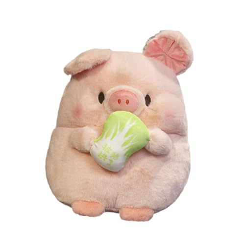 Harilla Plüschtierspielzeug, Kuscheltiere, Puppe, Einweihungsgeschenk, Geschenk, Plüschpuppe, bequemer Cartoon für Wohnzimmer, Regal, Tisch, Auto, Rosa Schwein von Harilla