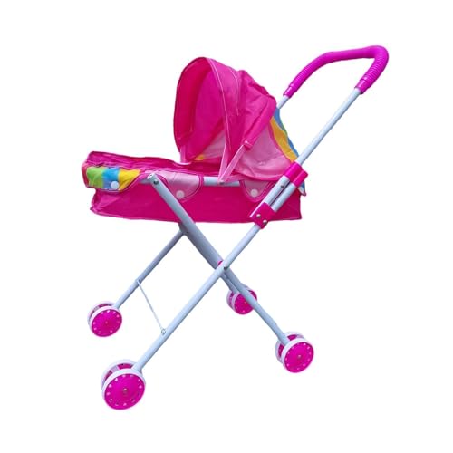 Harilla Puppenwagen für Kleinkinder, Rollenspielwagen, frühe Entwicklung, Rollenspielzeug, Rollenspiel, zusammenklappbarer Kinderwagen für Babys, Jungen, von Harilla