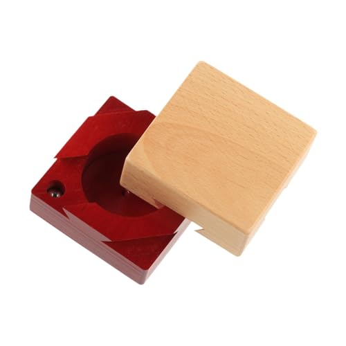 Harilla Puzzle Box Aus Holz für Schmuck Und Kognitive Aktivitäten, Außen 7,3x7,3cmx5cm von Harilla