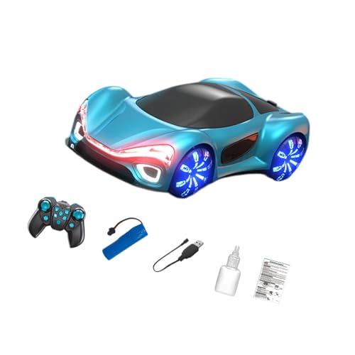 Harilla RC-Auto, Auto, Doppel-Sprüheffekte mit LED, Sport-Rennwagen-Fahrzeugmodell für die Feiertage im neuen Jahr, Blue A von Harilla