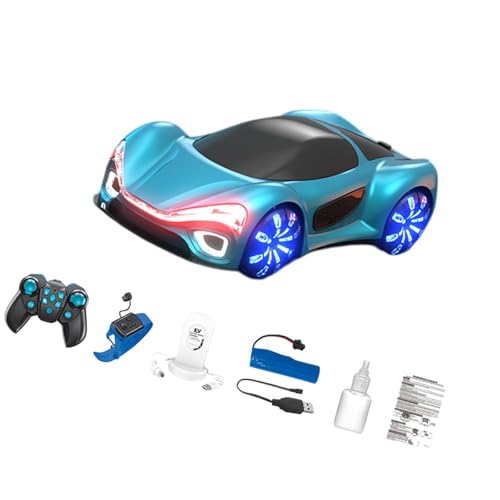 Harilla RC-Auto, Auto, Doppel-Sprüheffekte mit LED, Sport-Rennwagen-Fahrzeugmodell für die Feiertage im neuen Jahr, Blue C von Harilla