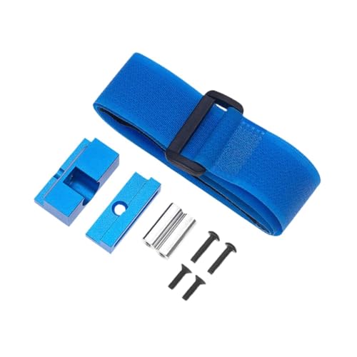 Harilla RC-Autobatterie-Kabelbinder-Befestigungssitz, einfach zu installierende, stabile DIY-Teile für TT02 1/10 Auto TT02B Fahrzeug-Ersatzzubehör, Blau von Harilla