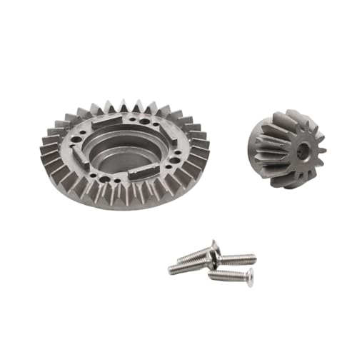 Harilla RC-Car-Metall-Differentialgetriebe, Ritzel, robuste Hochleistungsbaugruppe, RC-Ersatzteile, Ersatzteil für Autozubehör, Hinterrad-Getriebesa von Harilla