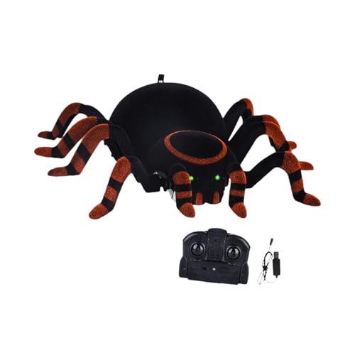 Harilla RC Crawling Toy RC Animals Toy Lernspielzeug Simulation Scare Toy Robustes Fernbedienungsspielzeug Sound und Licht für Kinder von Harilla