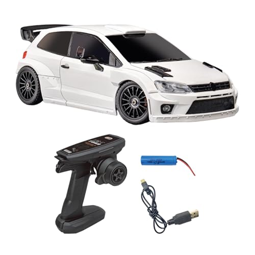 Harilla RC Drifting Modellauto, Sport Rennauto 1: Fahrzeugmodell Ferngesteuertes Auto für Kinder Kinder Geschenk Party Gastgeschenke Urlaub, Weiß von Harilla