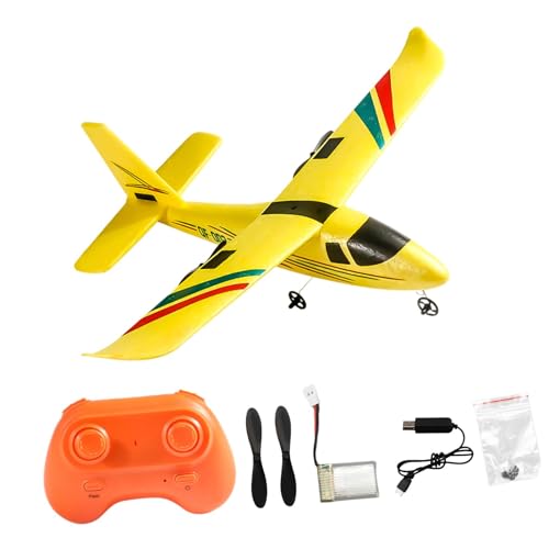 Harilla RC-Flugzeug, 15 Minuten, einfach zu fliegen, tragbar, 2-Kanal-RC-Segelflugzeug für Kinder, Anfänger, Erwachsene, Mädchen, Jungen, Geschenk, 1 Batterie Gelb Harilla RC-Flugzeug, 15 Minuten, einfach zu fliegen, tragbar, 2-Kanal-RC-Segelflugzeug für Kinder, Anfänger, Erwachsene, Mädchen, Jungen, Geschenk, 1 Batterie Gelb von Harilla