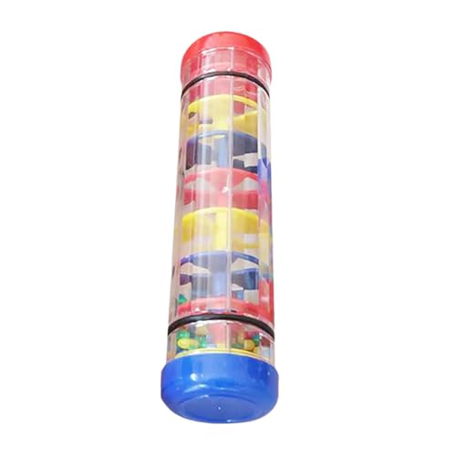 Harilla Rainmaker Regenstab-Shaker, Entwicklungsaktivitätszentrum, pädagogisches Baby-Musikspielzeug, Perlen-Regenshaker-Spielzeug für Jungen und Mädchen, 20 cm von Harilla