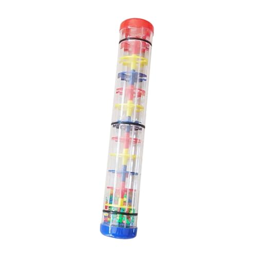 Harilla Rainmaker Regenstab-Shaker, Entwicklungsaktivitätszentrum, pädagogisches Baby-Musikspielzeug, Perlen-Regenshaker-Spielzeug für Jungen und Mädchen, 30cm von Harilla