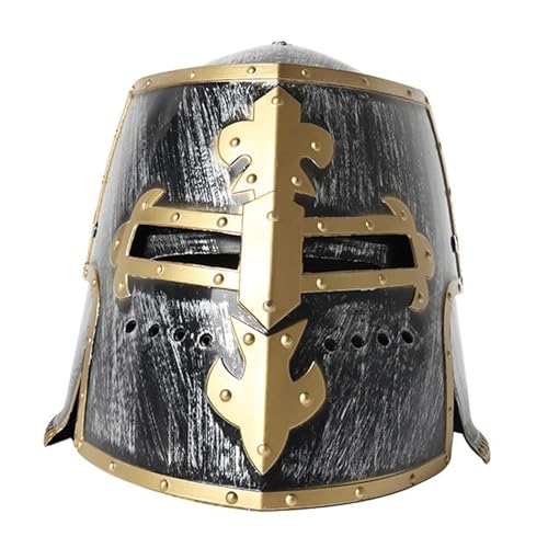 Harilla Samurai-Helm, römischer Ritterhelm, tragbarer Samurai-Hut, Cosplay-Helm für Kostümpartys, Halloween, Versammlungen von Harilla