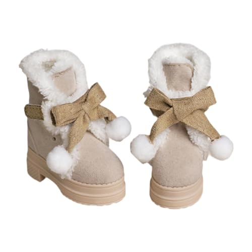 Harilla Schuhe für Figuren im Maßstab 1/4, Winterschuhe, hübsches Puppenkostüm, Miniatur zur Dekoration, Geschenk für Kinder, kleine Mädchen, Khaki von Harilla