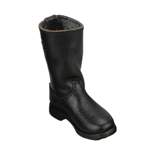 Harilla Schuhe im Maßstab 1/6, handgefertigt, modische Puppendekoration, modische Stiefel, Herrenfiguren, Stiefel für 12-Zoll-Anziehpuppen, Modellfiguren, von Harilla