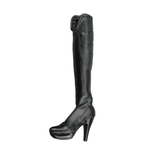 Harilla Soldatenstiefel im Maßstab 1:6, weibliches Ankleideaccessoire, Sammlerstück, kreative Miniaturschuhe, hohe Stiefel für 12-Zoll-Actionfiguren von Harilla