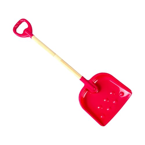 Harilla Strandwerkzeug für Kinder, Strandspaten, Sandschaufel, Gartenwerkzeug, Stabiler Sandspaten, Kinder-Strandsandspielzeug für Strand, Schnee, Geschenke, ROT von Harilla