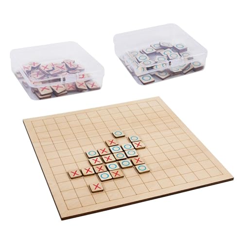 Harilla Tic TAC Toe Spiel XO Tischspielzeug für Jungen und Mädchen, Familienspiel, Freizeit, intelligente Denksportaufgaben, interaktive Früherziehung, Tic Tac Toe von Harilla