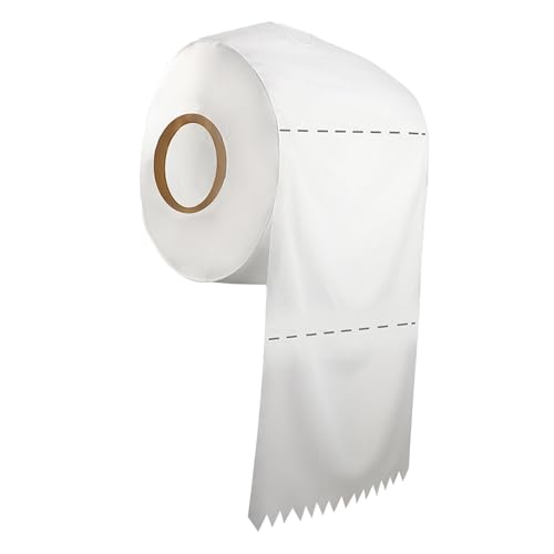 Harilla Toilettenpapier-Kostüm, Halloween-Kostüm, urkomisches Cosplay, Verkleidung, Toilettenpapier-Kostüm für Halloween, Frauen, Erwachsene, Paare von Harilla