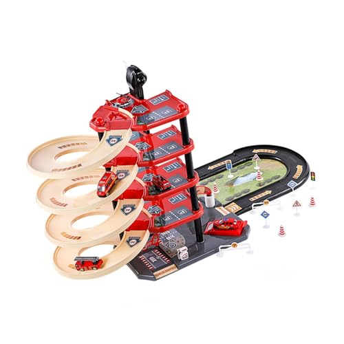 Harilla Track Toy Playset Flexible Track Playset Boys Bildungsspielzeug Set für Kinder Jungen Mädchen Vorschule Weihnachtsgeburtstag Geschenk, mit 16 Autos von Harilla