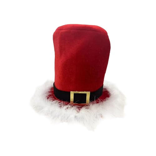 Harilla Weihnachten Zylinder Hut Weihnachten Hut Männer Frauen Kopfschmuck Leichte Kreative Santa Claus Hut Weihnachten Kostüm Zubehör für Cosplay von Harilla