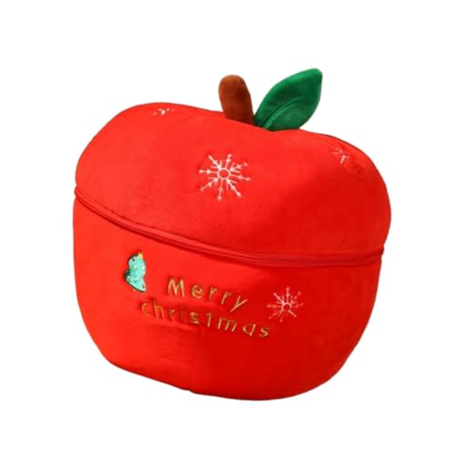 Harilla Weihnachts Plüschtier, Weihnachts Kuscheltier Dekoration, Weihnachtspuppe, Kuschelige Figur, Puppe für Partyzubehör, Bett, Tischplatte, Innenbereich, Apple L von Harilla