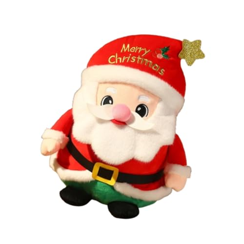 Harilla Weihnachts Plüschtier, Weihnachts Kuscheltier Dekoration, Weihnachtspuppe, Kuschelige Figur, Puppe für Partyzubehör, Bett, Tischplatte, Innenbereich, Santa Claus L von Harilla