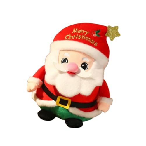 Harilla Weihnachts Plüschtier, Weihnachts Kuscheltier Dekoration, Weihnachtspuppe, Kuschelige Figur, Puppe für Partyzubehör, Bett, Tischplatte, Innenbereich, Santa Claus M von Harilla