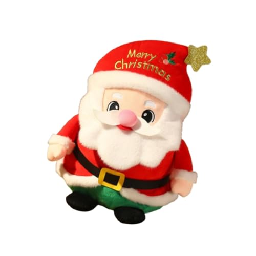 Harilla Weihnachts Plüschtier, Weihnachts Kuscheltier Dekoration, Weihnachtspuppe, Kuschelige Figur, Puppe für Partyzubehör, Bett, Tischplatte, Innenbereich, Santa Claus S von Harilla