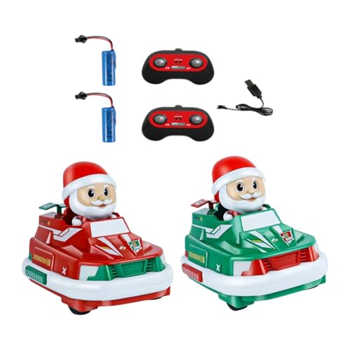 Harilla Weihnachts-RC-Rennauto für Kleinkinder, ferngesteuerte Autos, Cartoon-Autospielzeug, auswerfendes RC-Rennauto für Jungen und Mädchen ab 6 Jahren von Harilla