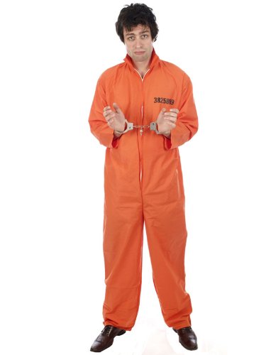 Adult Prison Orange Overall XL von Henbrandt