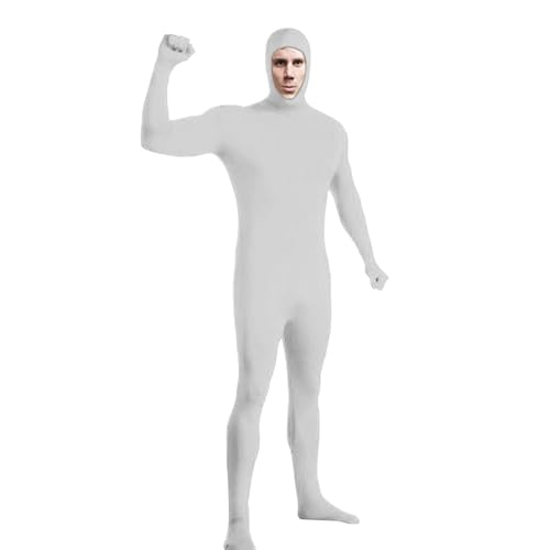 Body mit offenem Gesicht, offenes Gesicht, Ganzkörperanzug, offenes Zentai-Kostüm, Spandex-Bodysuits, Halloween-Cosplay-Kostüm, Halloween-Kostüm, Erwachsene, Cosplay-Body, Jumpsuit, Unisex-Body von Harmoousue