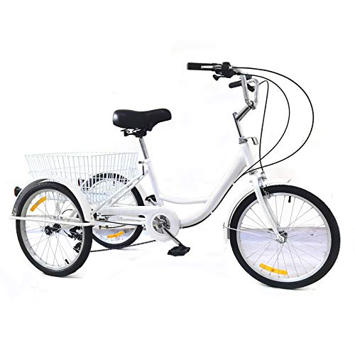 20"-3-Rad Bike, hochfester Stahlrahmen, hochhauerhafter und Stabiler, rostfreier und korrosionsbeständiger, stilvoller Farbe, Tragfähigkeit: 110kg, Geschenke für Familie 20"-3-Rad Bike, hochfester Stahlrahmen, hochhauerhafter und Stabiler, rostfreier und korrosionsbeständiger, stilvoller Farbe, Tragfähigkeit: 110kg, Geschenke für Familie von HaroldDol